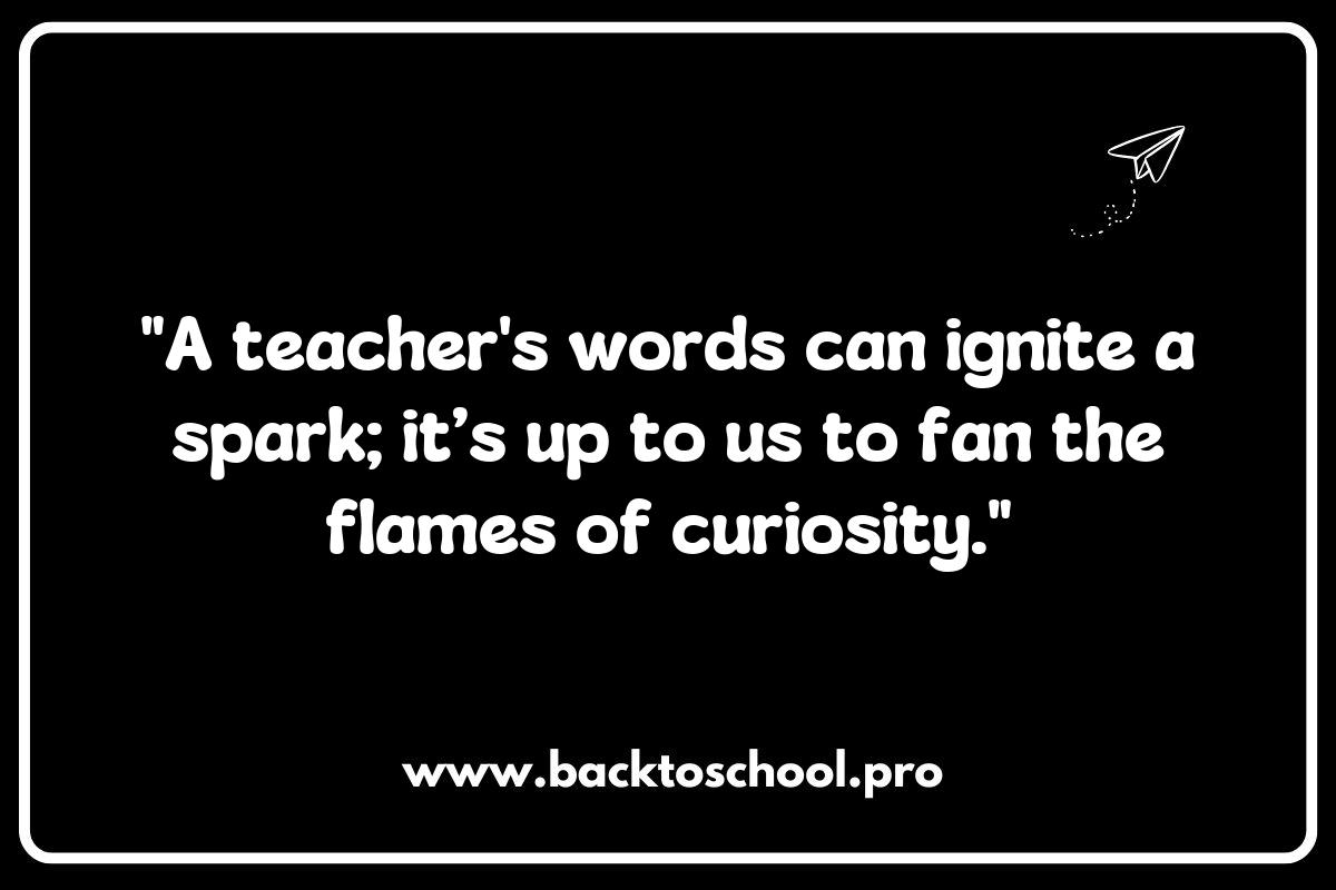 The Impact of Inspirational Classroom Sayings on Teacher-Student Relationships The Impact of Inspirational Classroom Sayings on Teacher-Student Relationships